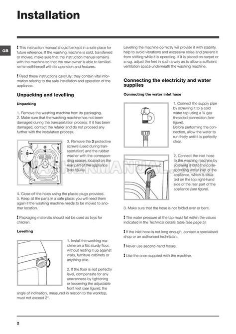 iwc61051|INDESIT IWC6105 INSTRUCTIONS FOR USE .